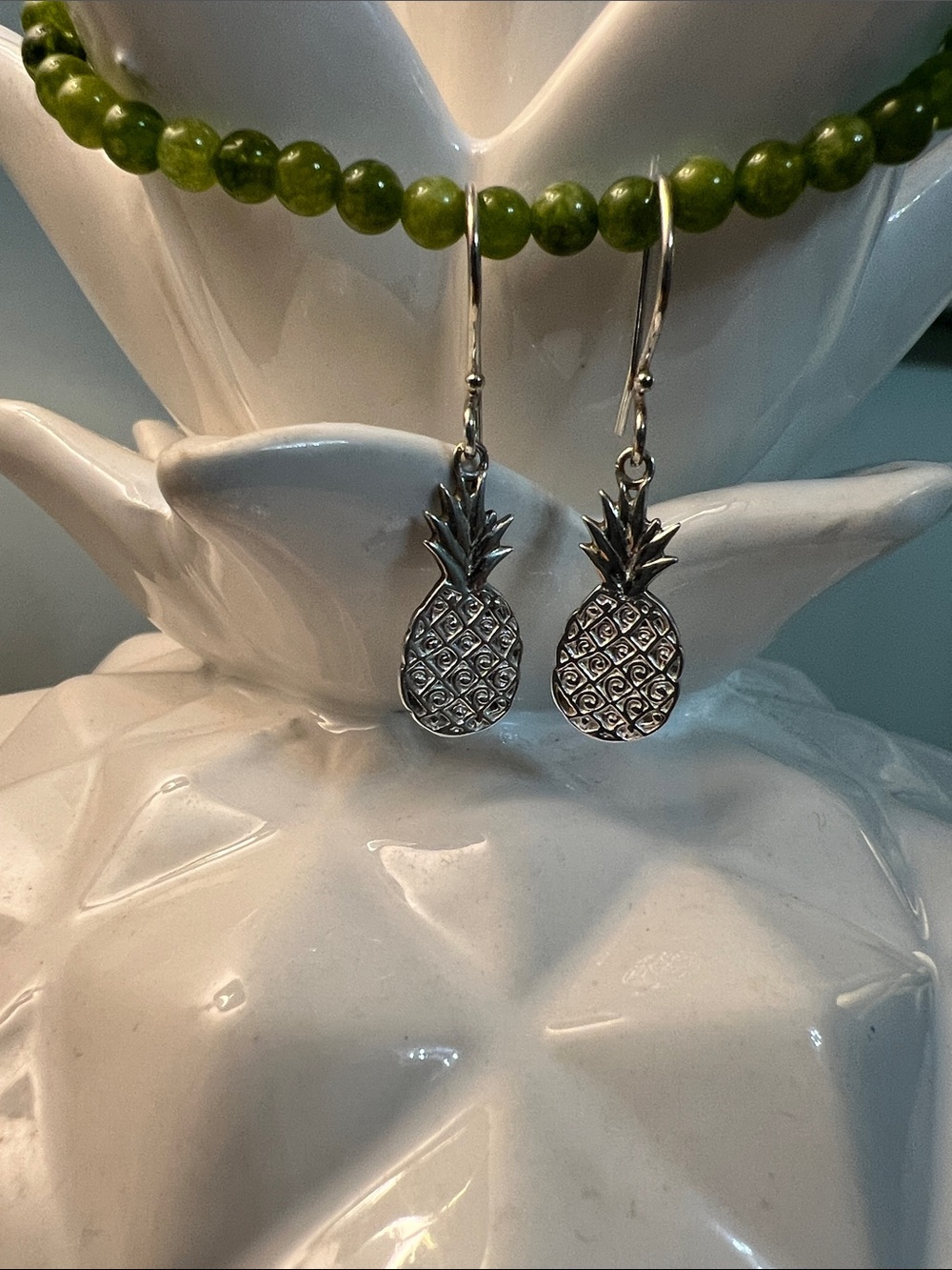 Authentic Southern Gates Waterfront Pineapple Earrings